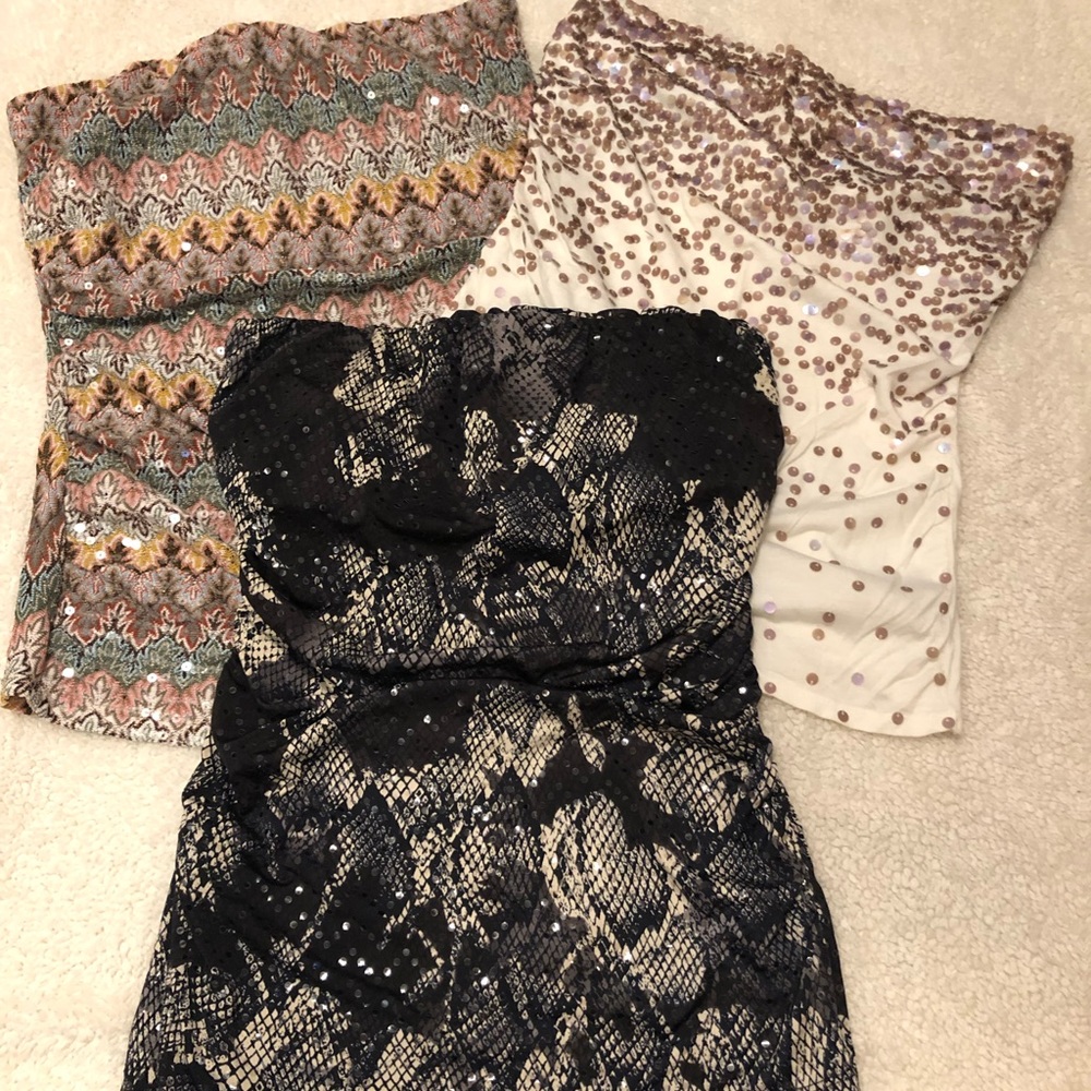 Bundle of Express tube tops